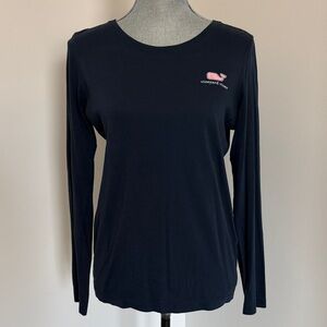 Vineyard Vines Women's Dark Blue Long Sleeve Tee size small